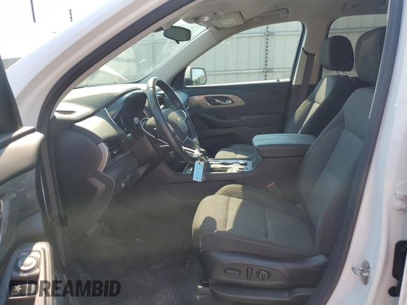 2021 Chevrolet Traverse LT Cloth with VIN 1GNERGKW7MJ219101, listed as a Copart auction lot 59252844 with 32,418 mi miles and Salvage Title. Bid and sale history available at carsss.com. Image 7.