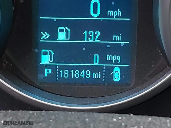 2014 Chevrolet Cruze LS with VIN 1G1PA5SH0E7103809, listed as a IAAI auction lot 41811167 with 181,849 mi miles. Bid and sale history available at carsss.com. Image 15.