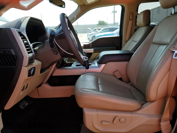 2020 Ford F-150 XL with VIN 1FTEW1E52LFC63073, listed as a Copart auction lot 57453495 with 22,718 mi miles and Salvage title. Bid and sale history available at DreamBid. Image 7.