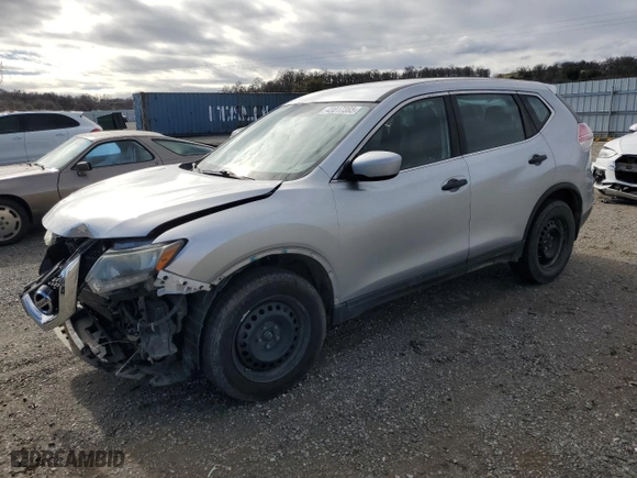 2016 Nissan Rogue SV with VIN KNMAT2MV4GP599449, listed as a Copart auction lot 43817365 with 163,844 mi miles and Salvage Title. Bid and sale history available at carsss.com. Image 1.
