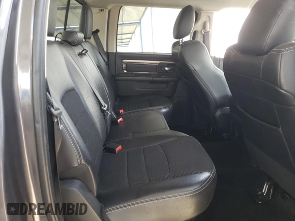 2017 Ram 1500 Sport with VIN 1C6RR6MT1HS637457, listed as a Copart auction lot 56231025 with 62,868 mi miles and Salvage title. Bid and sale history available at DreamBid. Image 10.