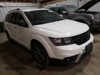 2015 Dodge Journey Crossroad with VIN 3C4PDDGGXFT748991, listed as a Copart auction lot 47484915 with 124,367 mi miles and Salvage Title. Bid and sale history available at carsss.com. Image 4.