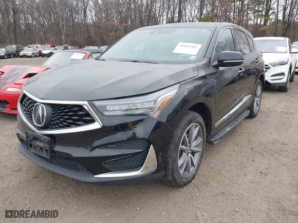 2019 Acura RDX w/Technology Pkg with VIN 5J8TC2H5XKL043425, listed as a IAAI auction lot 41801301 with 41,767 mi miles. Bid and sale history available at carsss.com. Image 6.