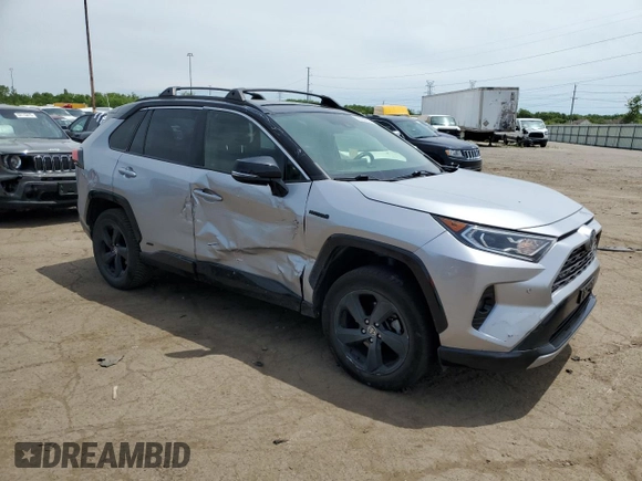 2021 Toyota RAV4 Hybrid XSE with VIN JTME6RFV4MJ008033, listed as a Copart auction lot 59039665 with 174,302 mi miles and Salvage title. Bid and sale history available at DreamBid. Image 4.