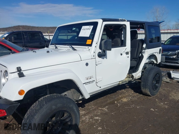 2017 Jeep Wrangler Unlimited Sahara with VIN 1C4BJWEG2HL552382, listed as a IAAI auction lot 41631092 with 96,097 mi miles and . Bid and sale history available at DreamBid. Image 6.