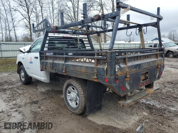 2020 Ram 2500 Tradesman with VIN 3C7WR4AJ2LG206518, listed as a Copart auction lot 50822904 with 0 mi miles and Salvage Title. Bid and sale history available at carsss.com. Image 2.