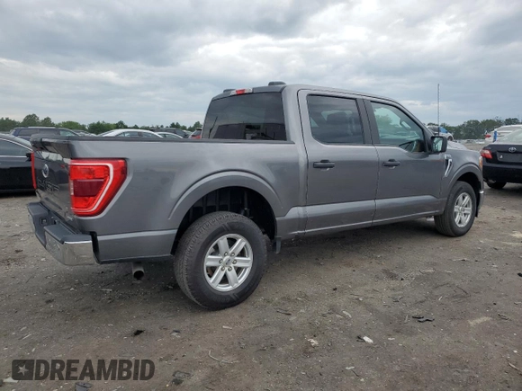 2023 Ford F-150 XL with VIN 1FTEW1C81PKD23631, listed as a Copart auction lot 65600155 with 34,252 mi miles and Clean title. Bid and sale history available at DreamBid. Image 3.