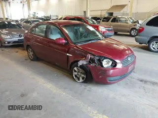 2007 Hyundai Accent GLS with VIN KMHCN46C27U111106, listed as a IAAI auction lot 41383317 with 147,882 mi miles. Bid and sale history available at carsss.com. Image 1.