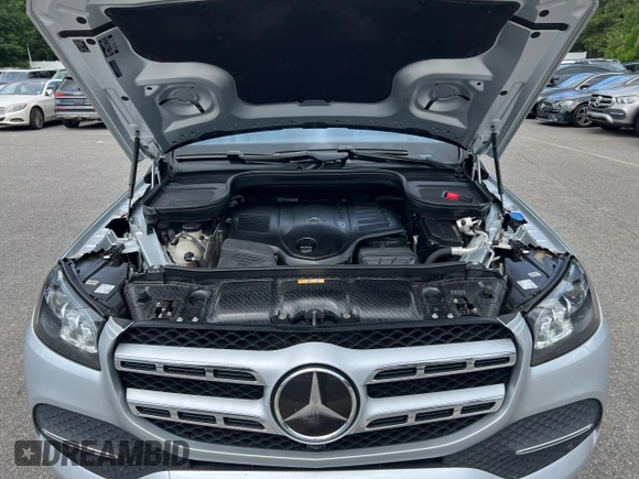 2021 Mercedes-Benz GLS 450 with VIN 4JGFF5KEXMA410816, listed as a Copart auction lot 65096815 with 157,958 mi miles and Clean title. Bid and sale history available at DreamBid. Image 8.