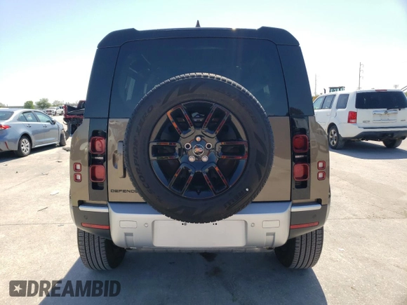 2024 Land Rover Defender S with VIN SALEJ7EX7R2287641, listed as a Copart auction lot 52123665 with 2,358 mi miles and Salvage title. Bid and sale history available at DreamBid. Image 6.