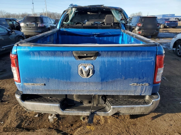 2023 Ram 1500 Big Horn with VIN 1C6RRFBG0PN567260, listed as a Copart auction lot 42092775 with 16,860 mi miles and Non Repairable. Bid and sale history available at carsss.com. Image 6.