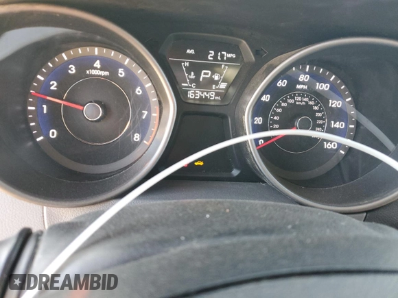 2015 Hyundai Elantra SE with VIN 5NPDH4AEXFH549096, listed as a Copart auction lot 83113014 with 163,449 mi miles and Salvage Title. Bid and sale history available at DreamBid. Image 9.