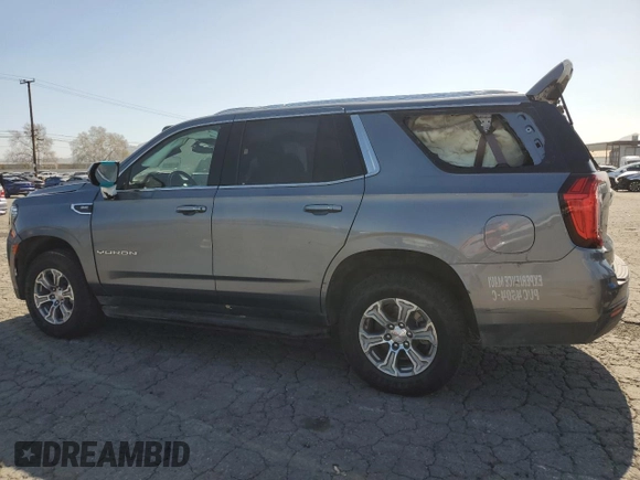 2022 GMC Yukon SLE with VIN 1GKS2AKD5NR329485, listed as a Copart auction lot 47016325 with 0 mi miles and Salvage Title. Bid and sale history available at carsss.com. Image 2.