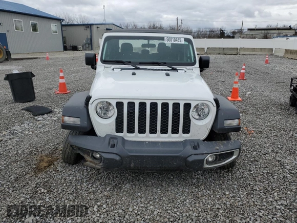 2023 Jeep Gladiator Freedom with VIN 1C6HJTAG6PL550171, listed as a Copart auction lot 50010485 with 37,064 mi miles and Salvage title. Bid and sale history available at DreamBid. Image 5.