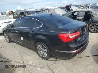 2015 Kia Cadenza Premium with VIN KNALN4D71F5181499, listed as a Copart auction lot 76159924 with 59,659 mi miles and Salvage Title. Bid and sale history available at carsss.com. Image 2.
