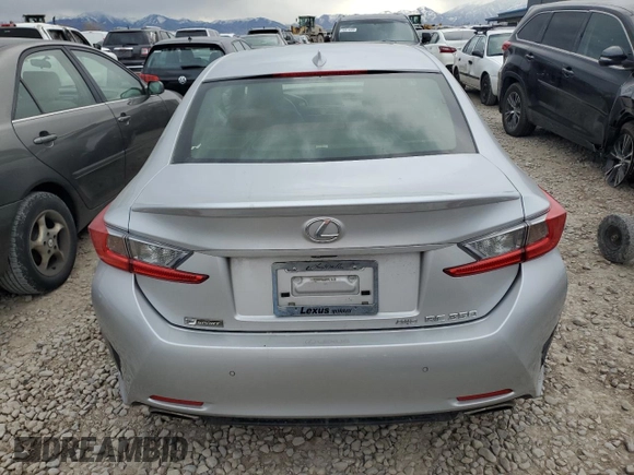 2015 Lexus RC 350 F Sport with VIN JTHSE5BC1F5002106, listed as a Copart auction lot 48820535 with 72,894 mi miles and Salvage title. Bid and sale history available at DreamBid. Image 6.
