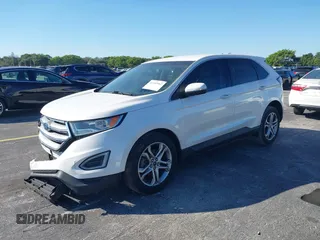 2016 Ford Edge Titanium with VIN 2FMPK3K92GBB83038, listed as a IAAI auction lot 41445967 with 90,125 mi miles. Bid and sale history available at carsss.com. Image 17.