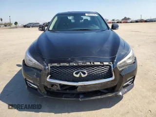 2017 Infiniti Q50 Signature Edition with VIN JN1EV7AP3HM741567, listed as a Copart auction lot 50810775 with 147,330 mi miles and Salvage Title. Bid and sale history available at DreamBid. Image 5.
