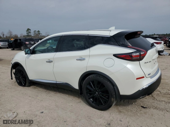 2024 Nissan Murano SL with VIN 5N1AZ2CJXRC108272, listed as a Copart auction lot 47279045 with 13,876 mi miles and Salvage Title. Bid and sale history available at carsss.com. Image 2.