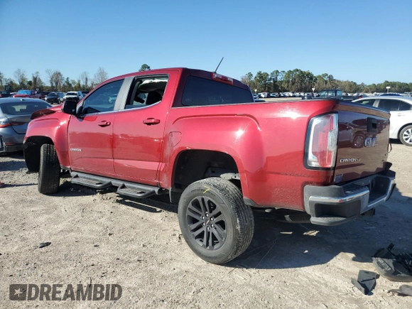 2020 GMC Canyon 2WD SLE with VIN 1GTG5CEN8L1121170, listed as a Copart auction lot 87121844 with 0 mi miles and Salvage Title. Bid and sale history available at carsss.com. Image 2.