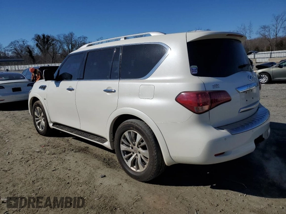 2017 Infiniti QX80 z VIN JN8AZ2NF0H9640689, wystawiony jako Copart lot #41793585 z przebiegiem 176 473 mil mil oraz Szkoda całkowita • Salvage title. Historia ofert i sprzedaży dostępna na DreamBid. Obrazek 2.