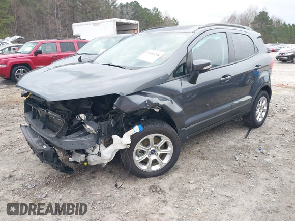 2021 Ford EcoSport SE with VIN MAJ3S2GE6MC403950, listed as a IAAI auction lot 41606208 with 50,581 mi miles and . Bid and sale history available at DreamBid. Image 19.
