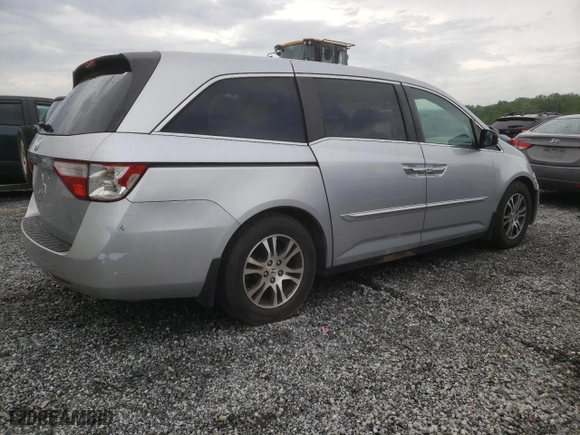 2012 Honda Odyssey EX with VIN 5FNRL5H47CB143830, listed as a Copart auction lot 53812775 with 212,418 mi miles and Clean Title. Bid and sale history available at carsss.com. Image 3.
