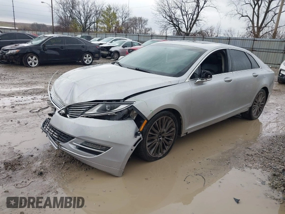 2013 Lincoln MKZ with VIN 3LN6L2J91DR819949, listed as a IAAI auction lot 41142308 with 156,244 mi miles. Bid and sale history available at carsss.com. Image 2.
