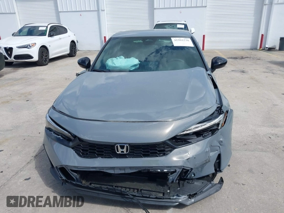 2025 Honda Civic Sport with VIN 2HGFE2F57SH571849, listed as a IAAI auction lot 41902538 with 869 mi miles and . Bid and sale history available at DreamBid. Image 12.