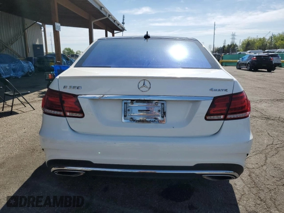 2015 Mercedes-Benz E 350 Luxury with VIN WDDHF8JB1FB136821, listed as a Copart auction lot 56657565 with 139,111 mi miles and Clean Title. Bid and sale history available at DreamBid. Image 6.