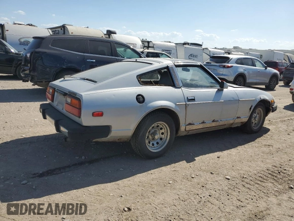 1981 Datsun 280ZX z VIN JN1HZ04S2BX413331, wystawiony jako Copart lot #50431235 z przebiegiem 98 237 mil mil oraz Tytuł czysty. Historia ofert i sprzedaży dostępna na DreamBid. Obrazek 3.