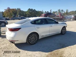 2018 Kia Cadenza Premium with VIN KNALB4J12J5127453, listed as a Copart auction lot 77793854 with 80,237 mi miles and Salvage Title. Bid and sale history available at carsss.com. Image 3.