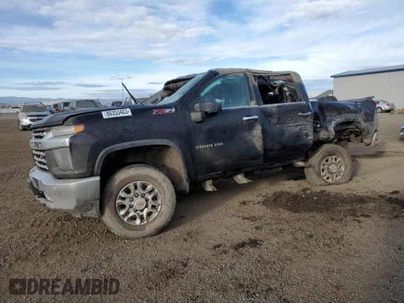 2022 Chevrolet Silverado 3500HD LTZ with VIN 2GC4YUEY0N1217902, listed as a Copart auction lot 49887525 with 17,365 mi miles and Clean Title. Bid and sale history available at DreamBid. Image 1.