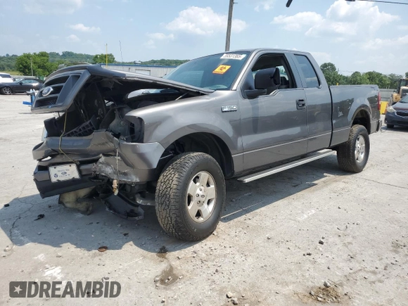 2008 Ford F-150 STX with VIN 1FTRX14W88FB22993, listed as a Copart auction lot 59531365 with 248,580 mi miles and Salvage title. Bid and sale history available at DreamBid. Image 1.