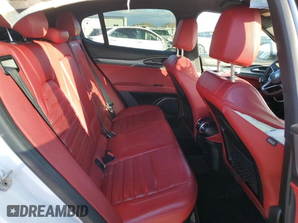 2019 Alfa Romeo Stelvio Ti with VIN ZASPAKBN7K7C50837, listed as a Copart auction lot 80262404 with Not provided miles and Salvage title. Bid and sale history available at DreamBid. Image 11.