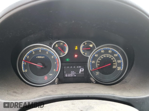 2012 Suzuki SX4 LE with VIN JS2YC5A39C6305357, listed as a Copart auction lot 84146324 with 163,097 mi miles and Salvage Title. Bid and sale history available at carsss.com. Image 9.