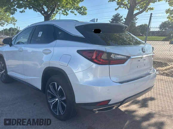 2021 Lexus RX 350 with VIN 2T2HZMAA8MC207816, listed as a Copart auction lot 55698635 with 5,755 mi miles and Clean Title. Bid and sale history available at DreamBid. Image 3.