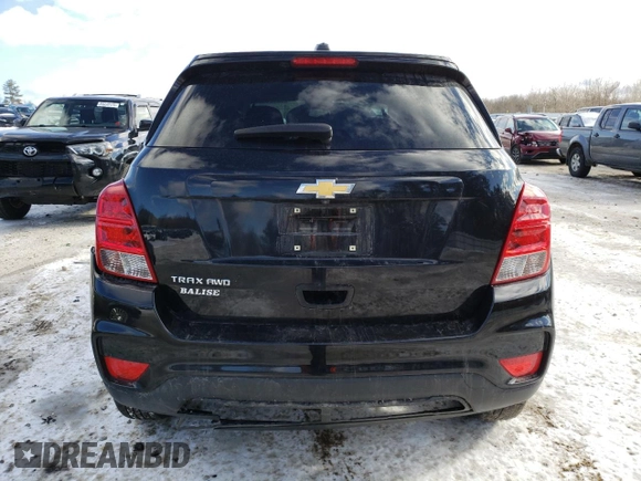 2021 Chevrolet Trax LS with VIN KL7CJNSB8MB334645, listed as a Copart auction lot 42626385 with 69,959 mi miles and Salvage Title. Bid and sale history available at carsss.com. Image 6.