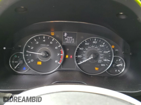 2012 Subaru Legacy Premium with VIN 4S3BMAC67C1013684, listed as a Copart auction lot 49738095 with 183,372 mi miles and Salvage title. Bid and sale history available at DreamBid. Image 9.
