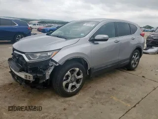 2017 Honda CR-V EX-L with VIN 5J6RW1H87HL002502, listed as a Copart auction lot 54312425 with 98,098 mi miles and Salvage Title. Bid and sale history available at DreamBid. Image 1.