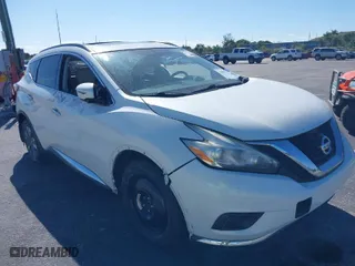 2016 Nissan Murano S with VIN 5N1AZ2MGXGN153877, listed as a IAAI auction lot 41837774 with 74,132 mi miles. Bid and sale history available at carsss.com. Image 1.