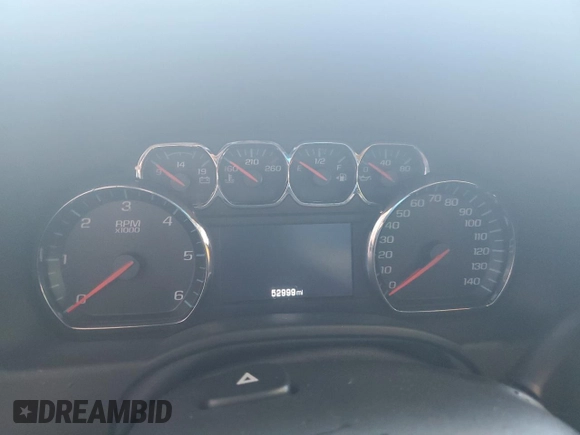 2020 GMC Yukon SLT with VIN 1GKS1BKC5LR105369, listed as a Copart auction lot 71971614 with 52,999 mi miles and Salvage Title. Bid and sale history available at DreamBid. Image 9.