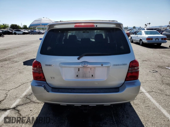 2003 Toyota Highlander z VIN JTEGF21A630108736, wystawiony jako Copart lot #59310815 z przebiegiem 128 376 mil mil oraz Czysty tytuł • Clean title. Historia ofert i sprzedaży dostępna na DreamBid. Obrazek 6.