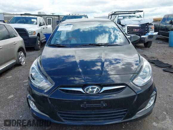 2012 Hyundai Accent SE z VIN KMHCU5AE0CU031475, wystawiony jako IAAI lot #42196146 z przebiegiem 122 489 mil mil oraz . Historia ofert i sprzedaży dostępna na DreamBid. Obrazek 12.