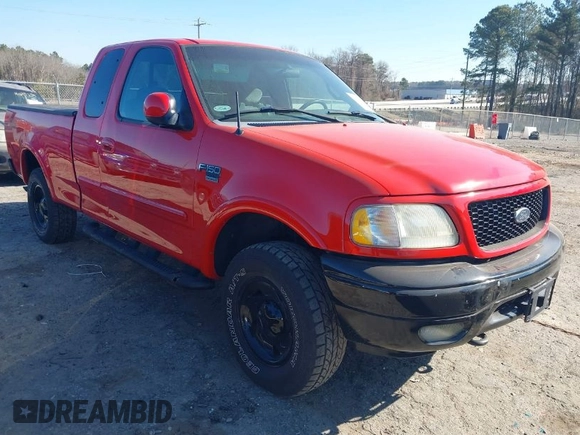 2001 Ford F-150 XL with VIN 1FTRX18L81NB05218, listed as a IAAI auction lot 41689044 with 160,389 mi miles. Bid and sale history available at carsss.com. Image 1.