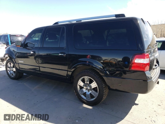 2008 Ford Expedition EL Limited with VIN 1FMFK20518LA45546, listed as a Copart auction lot 48711185 with 117,534 mi miles and Salvage Title. Bid and sale history available at carsss.com. Image 2.