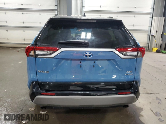 2024 Toyota RAV4 Hybrid XSE with VIN 4T3E6RFV1RU148467, listed as a Copart auction lot 47574595 with 17,147 mi miles and Salvage Title. Bid and sale history available at carsss.com. Image 6.