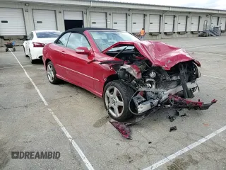 2005 Mercedes-Benz CLK 5.0L with VIN WDBTK75G05T036300, listed as a Copart auction lot 50647345 with 88,041 mi miles and Salvage Title. Bid and sale history available at carsss.com. Image 10.