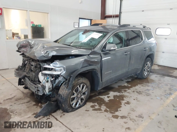2021 GMC Acadia SLT z VIN 1GKKNMLS5MZ230427, wystawiony jako IAAI lot #41345085 z przebiegiem 59 084 mil mil oraz . Historia ofert i sprzedaży dostępna na DreamBid. Obrazek 16.
