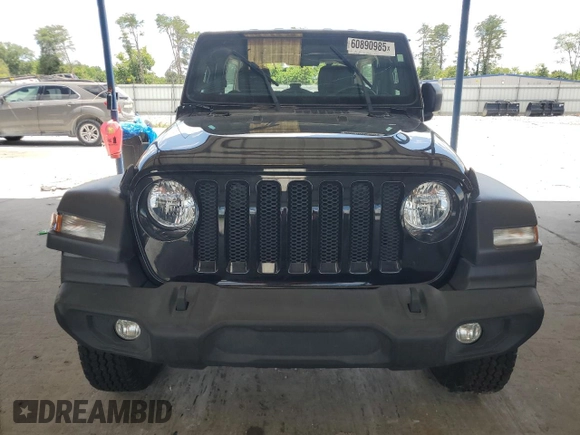 2020 Jeep Wrangler Unlimited Sport z VIN 1C4HJXDM3LW231868, wystawiony jako Copart lot #60890985 z przebiegiem 46 087 mil mil oraz Szkoda całkowita • Salvage title. Historia ofert i sprzedaży dostępna na DreamBid. Obrazek 5.